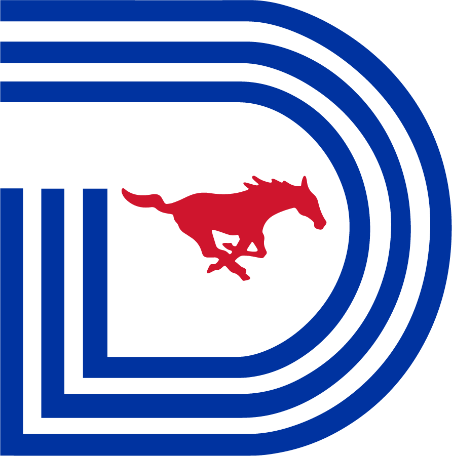 Southern Methodist Mustangs 2019-2021 alternate logo DIY iron on transfer (heat transfer)